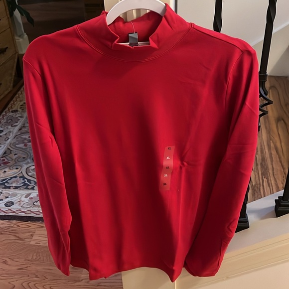KAREN SCOTT Red Mock-Neck Top/NWT/XL - Picture 9 of 10